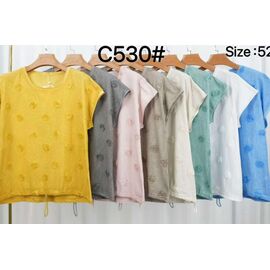 футболка жіноча C530 milk р.52-58 "Estima" недорого оптом від прямого постачальника