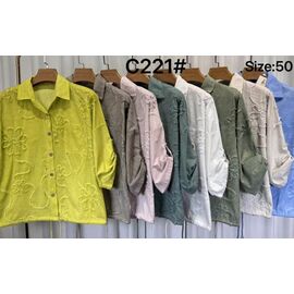 Сорочка жіноча літня C221 beige р.50-56 "Estima" недорого оптом від прямого постачальника