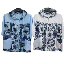 Кофта жіноча літня 315-1 white р.XL-4XL "Estima" недорого оптом від прямого постачальника