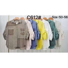 Сорочка жіноча літня C612 apricot р.50-56 "Estima" недорого оптом від прямого постачальника