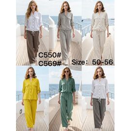 Костюм жіночий C550 l.grey р.50-56 "Estima" недорого оптом від прямого постачальника