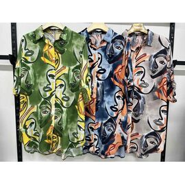 Сукня літня жіноча 96949 green р.3XL-7XL "Estima" недорого оптом від прямого постачальника