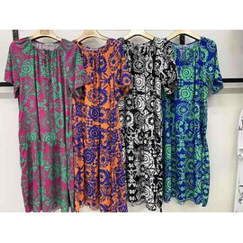 Сукня літня жіноча 10932 fuchsia р.3XL-6XL "Estima" недорого оптом від прямого постачальника