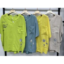 футболка жіноча 9600 blue р.7XL-10XL "Estima" недорого оптом від прямого постачальника