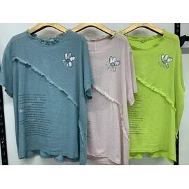 футболка жіноча 9588 powder р.7XL-10XL "Estima" недорого оптом від прямого постачальника