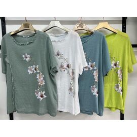 футболка жіноча 9542 l.green р.7XL-10XL "Estima" недорого оптом від прямого постачальника