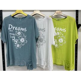 футболка жіноча 7391 l.green р.7XL-10XL "Estima" недорого оптом від прямого постачальника