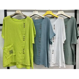 футболка жіноча 7731 blue р.7XL-10XL "Estima" недорого оптом від прямого постачальника