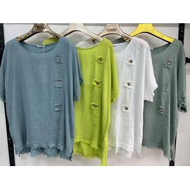 футболка жіноча 7299 l.green р.7XL-10XL "Estima" недорого оптом від прямого постачальника