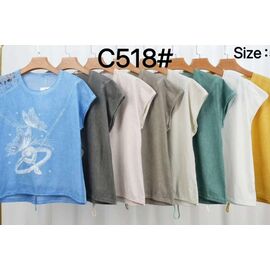 футболка жіноча C518 l.grey р.52-58 "Estima" недорого оптом від прямого постачальника