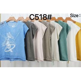 футболка жіноча C518 milk р.52-58 "Estima" недорого оптом від прямого постачальника