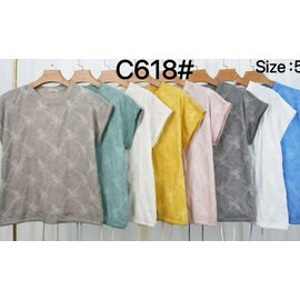 футболка жіноча C618 l.grey р.52-58 "Estima" недорого оптом від прямого постачальника