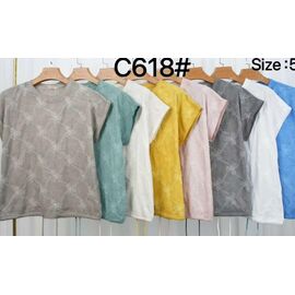 футболка жіноча C618 grey р.52-58 "Estima" недорого оптом від прямого постачальника