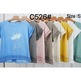 футболка жіноча C526 pink р.52-58 "Estima" недорого оптом від прямого постачальника