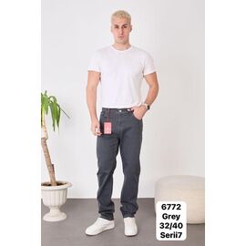 Джинси чоловічі 6772 grey р.32-40 "Bromley" недорого оптом від прямого постачальника