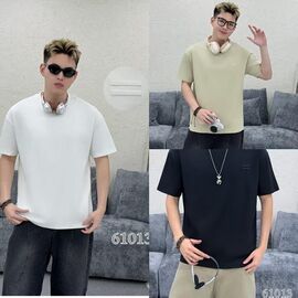 Футболка чоловіча 61013 white р.L-4XL "F.T.H" недорого оптом від прямого постачальника