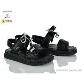 Босоніжки дитячі літні Літо A3356 black (7 пар р.32-37) "Clibee-Doremi" недорого оптом від прямого постачальника