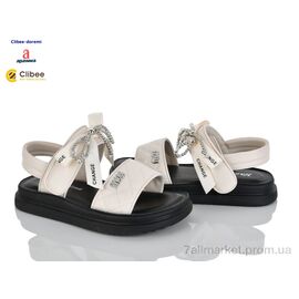 Босоніжки дитячі літні Літо A3356 beige (7 пар р.32-37) "Clibee-Doremi" недорого оптом від прямого постачальника