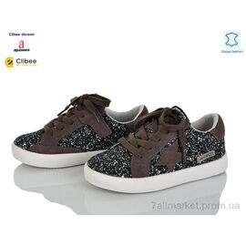 Фотография Кроссовки детские модные Весна/осень A721089 browm (7 пар р.31-37) "Clibee-Doremi" недорого оптом от прямого поставщика