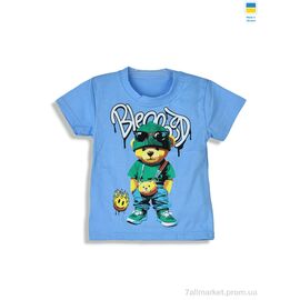 Футболка дитяча Літо 112266 блакитний (5 шт. р.сітка92-122) "Kir15" недорого оптом від прямого постачальника