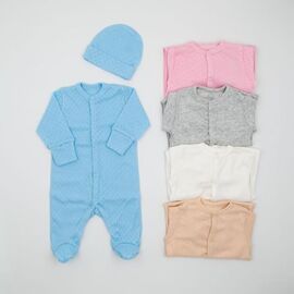 Комплект дитячий на хлопчика 40-75 l.blue р.56-62 "Webi" недорого оптом від прямого постачальника