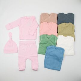 Фотография Костюм детский на девочку 77-07 beige р.56 "Webi" недорого оптом от прямого поставщика