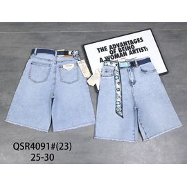 Фотография Шорты женские 4091 l.blue р.25-30 "Vindassion" недорого оптом от прямого поставщика