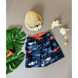 Фотография Плавки детские на мальчика 6516 navy-red р.8-16 "DFK" недорого оптом от прямого поставщика