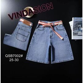 Фотография Шорты женские 7002 l.blue р.25-30 "Vindassion" недорого оптом от прямого поставщика