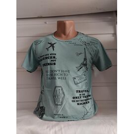 Футболка чоловіча 1806 mint р.S-2XL "RING" недорого оптом від прямого постачальника