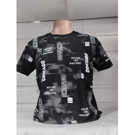 Футболка чоловіча 1820 black р.S-2XL "RING" недорого оптом від прямого постачальника