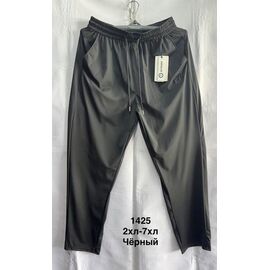 Штани спортивні чоловічі 1425 black р.48-58 "WELL" недорого оптом від прямого постачальника