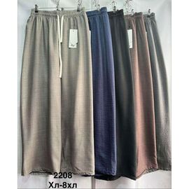 Фотография Штаны женские летние 2208 mix р.50-56 "WELL" недорого оптом от прямого поставщика