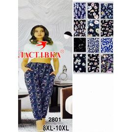 Фотография Бриджи женские 2801 mix р.8XL-10XL "WELL" недорого оптом от прямого поставщика