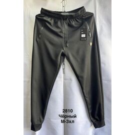Штани спортивні чоловічі 2810 black р.M-3XL "WELL" недорого оптом від прямого постачальника
