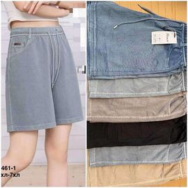 Фотография Шорты женские 461-1 mix р.46-65 "WELL" недорого оптом от прямого поставщика