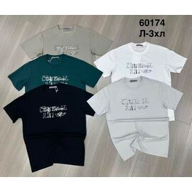 Фотография Футболка мужская 60174 black р.L-XL "WELL" недорого оптом от прямого поставщика