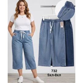 Фотография Бриджи женские 732 mix р.5XL-8XL "WELL" недорого оптом от прямого поставщика