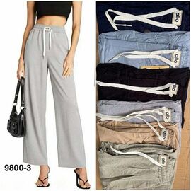 Фотография Штаны женские летние 9800-3 mix р.44-52 "WELL" недорого оптом от прямого поставщика