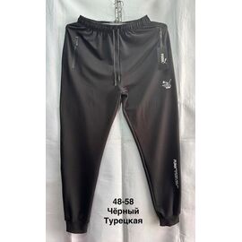 Штани спортивні чоловічі MH679 black р.48-58 "WELL" недорого оптом від прямого постачальника