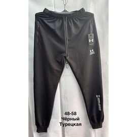 Штани спортивні чоловічі MH680 black р.48-58 "WELL" недорого оптом від прямого постачальника