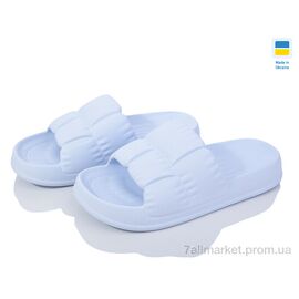 Фотография Шлепки женские облегченные Лето Крок C95 блакитний (6 пар р.36-41) "Vladimir" недорого оптом от прямого поставщика