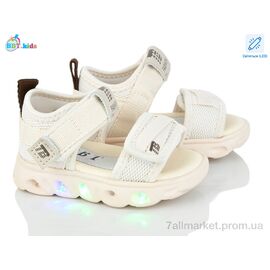 Босоніжки дитячі літні Літо L606-1-3 LED (8 пар р.21-26) "BBT" недорого оптом від прямого постачальника