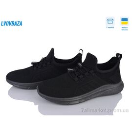 Кросівки чоловічі модні Літо Dago 25-03 чорний (8 пар р.40-45) "Lvovbaza" недорого оптом від прямого постачальника