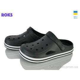 Крокси дитячі літні Літо 416М хакі (8 пар р.37-41) "Roks" недорого оптом від прямого постачальника