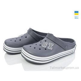 Крокси жіночі літні Літо 601 сірий (8 пар р.36-41) "Golden Lion" недорого оптом від прямого постачальника
