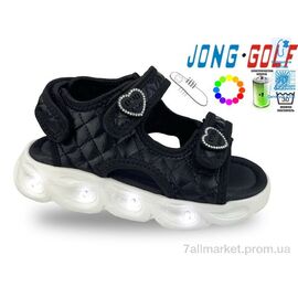 Босоніжки дитячі літні Літо B20738-0 LED (8 пар р.26-31) "Jong Golf" недорого оптом від прямого постачальника