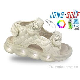 Босоніжки дитячі літні Літо B20738-6 LED (8 пар р.26-31) "Jong Golf" недорого оптом від прямого постачальника