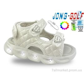 Босоніжки дитячі літні Літо B20738-7 LED (8 пар р.26-31) "Jong Golf" недорого оптом від прямого постачальника