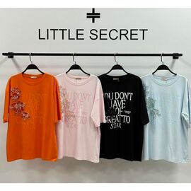 футболка жіноча 10433 l.blue р.one size "Little Secret" недорого оптом від прямого постачальника